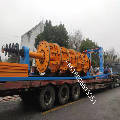 Kablo Yapımı İçin Güneş Tipi Çelik Kablo 400mm Zırhlama Makinesi