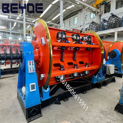 500/630/710mm DIN 46397 Standart Bobbinler Çelik çekirdek tel için Sert Çerçeve Strander