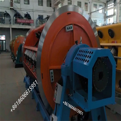 Alüminyum alaşım tel üretimi için Siemens PLC Denetimli Sert Stranding Makinesi