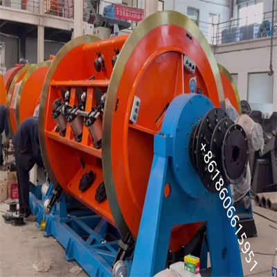 El yükleme bobbin sistemi ile tel üretimi için sert dallama makinesi 630/6+12+24