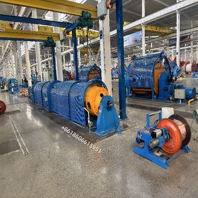 Enerji Verimliliği Kablo Üretimi için Tüpürlü Çaplama Makinesi JGG-500/1+6
