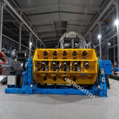 12+18+24 Sert Çerçeve Tipi Zırhlandırma Makinesi Elektromanyetik Gerginlik Çevrimiçi Ayar Alüminyum Sektör Ya da Yuvarlak İletken