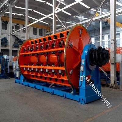 Siemens PLC/HMI Kontrolleri Adımsız Pitch Kablo Koruma/Screening Makinesi 500/42+42