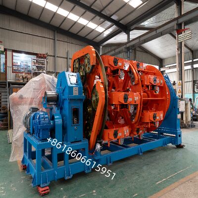 Tekdüze Tel Sarımı ve İyileştirilmiş Kablo Mekanik Özellikleri İçin Tam Dişli Geri Bükmeli Gezegen Büküm Makinesi