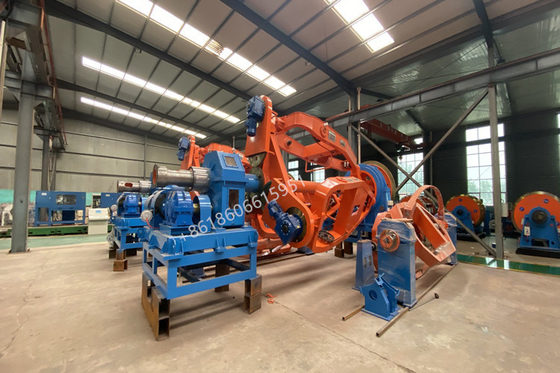 35-240sqmm Abc Kablo Yapımı Ekipmanları İçin Yüksek Hızlı Beşik Yerleştirme Makinesi